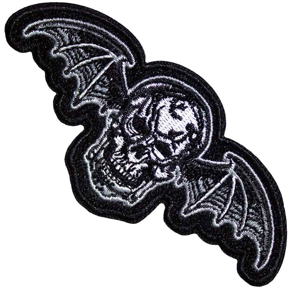 Avenged Sevenfold - Deathbat Patch - Zwart/Wit